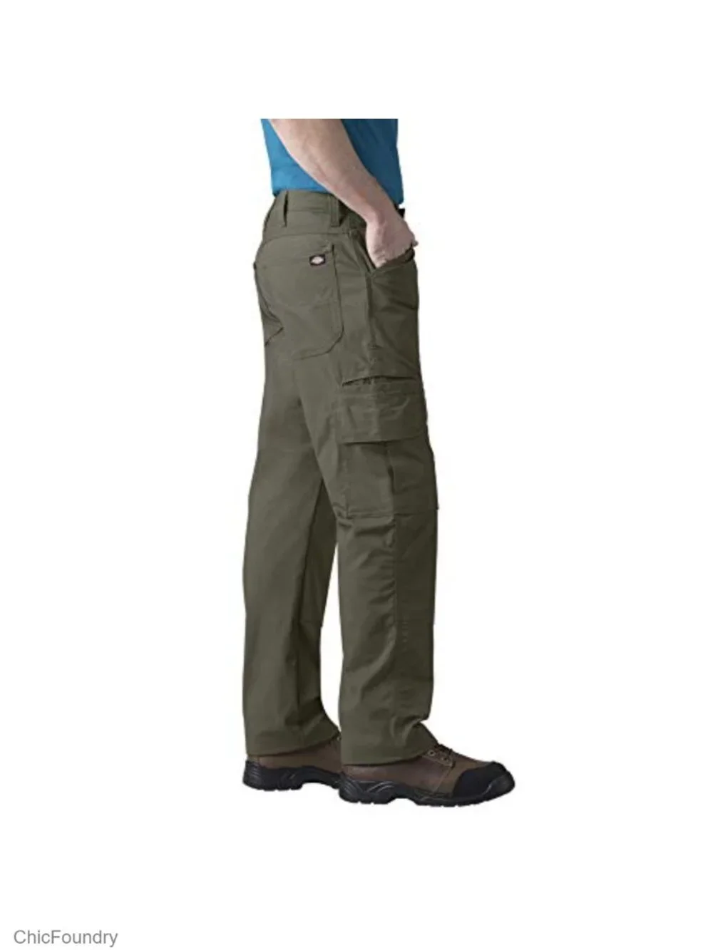Dickies DuraTech Men's Ripstop Cargo Pants with Tool Pockets for Outdoor Work